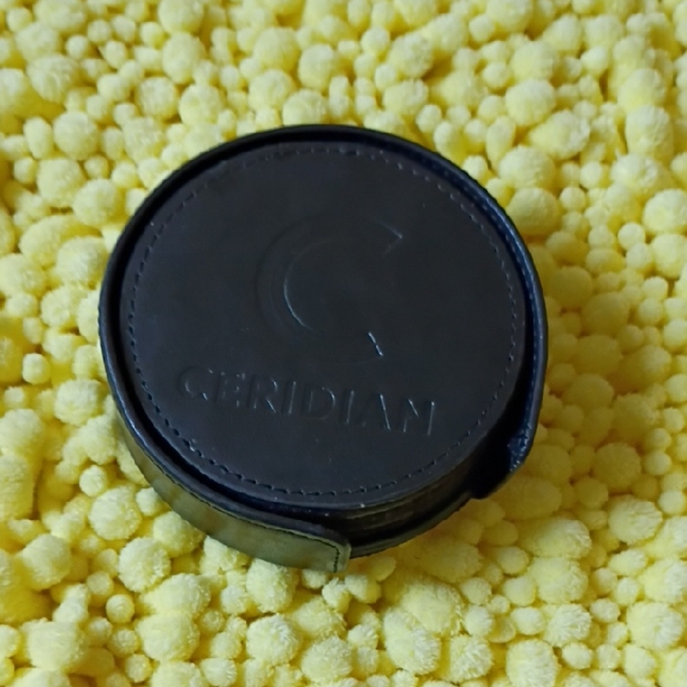 Black Leather Coaster Set